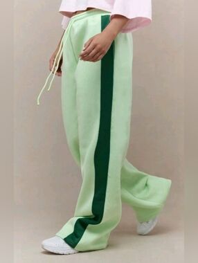 Missguided Light Green Track Pants